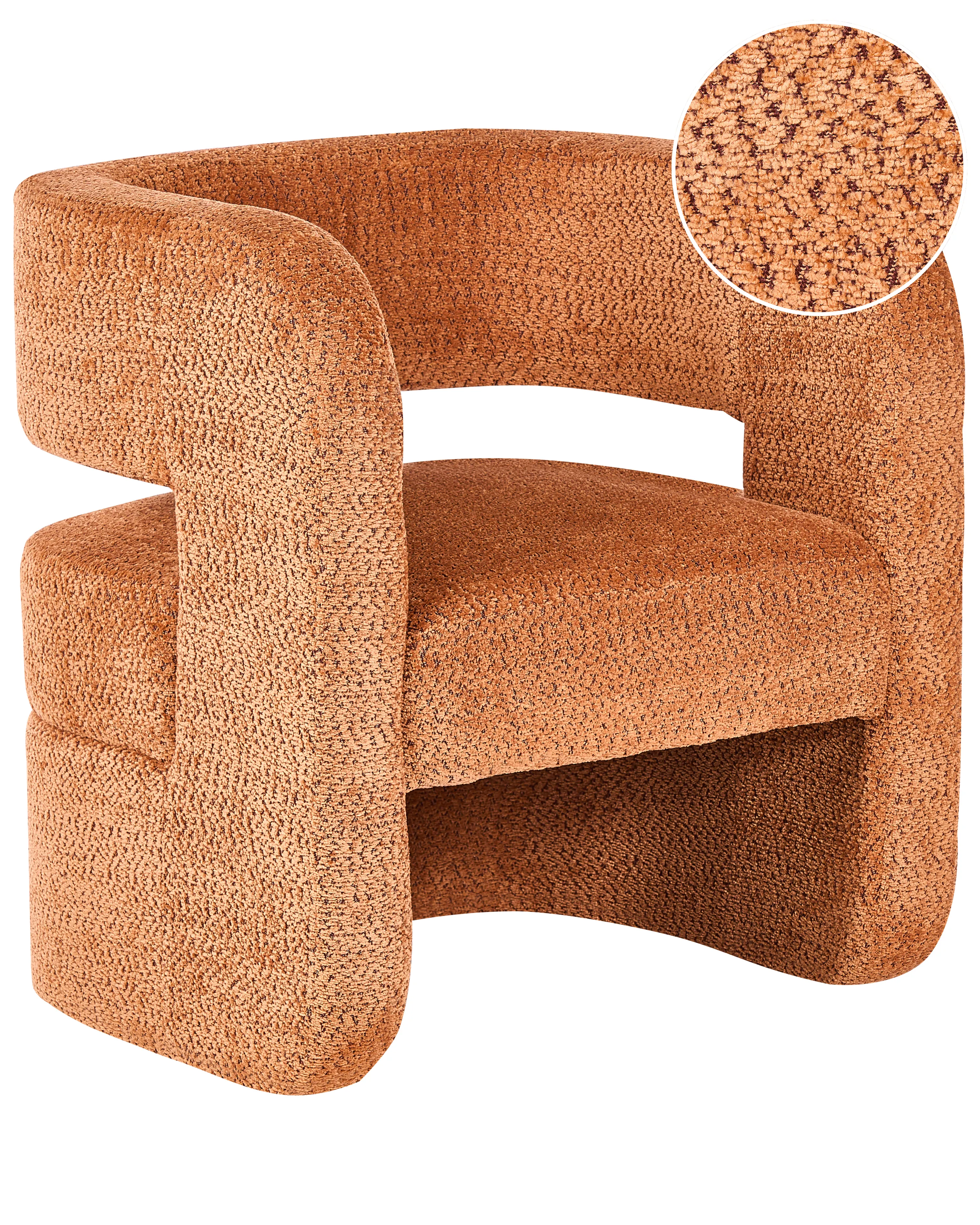 Armchair VIDSEL Chenille Orange_1155486