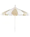 Market Parasol 245 cm MINOA White/ Beige