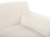 Left Hand Boucle Corner Sofa White SIMOS_927955