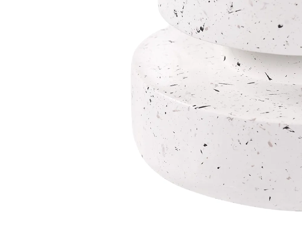 Masă laterală BIVONGI 30 cm 30 cm Terrazzo alb_1192763