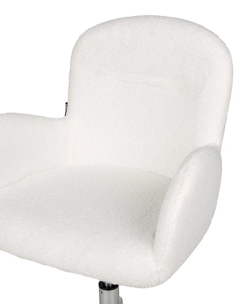 Sedia da scrivania PRIDDY Bouclé Bianco sporco_896655