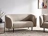 Sofa 2 Seater LOEN Fabric Taupe