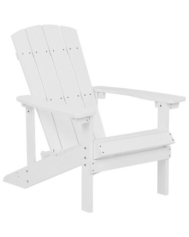 Krzesło ogrodowe białe ADIRONDACK