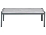Garden Lounge Set with Table 5 Seater SKALA Metal Dark Grey_934690