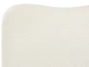Bett mit Stauraum BLAGNAC Bouclé Cremeweiß 140 x 200 cm_1009267