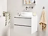 Wall Mounted Vanity Unit SERRA 60 cm White