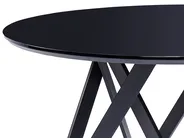 Dining Table OXHILL Black 120 cm 120 cm_886340