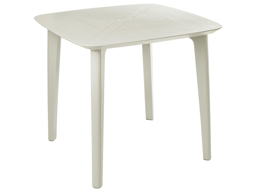 Zahradní jídelní stůl SORICO 86 cm 86 cm Světle béžová
