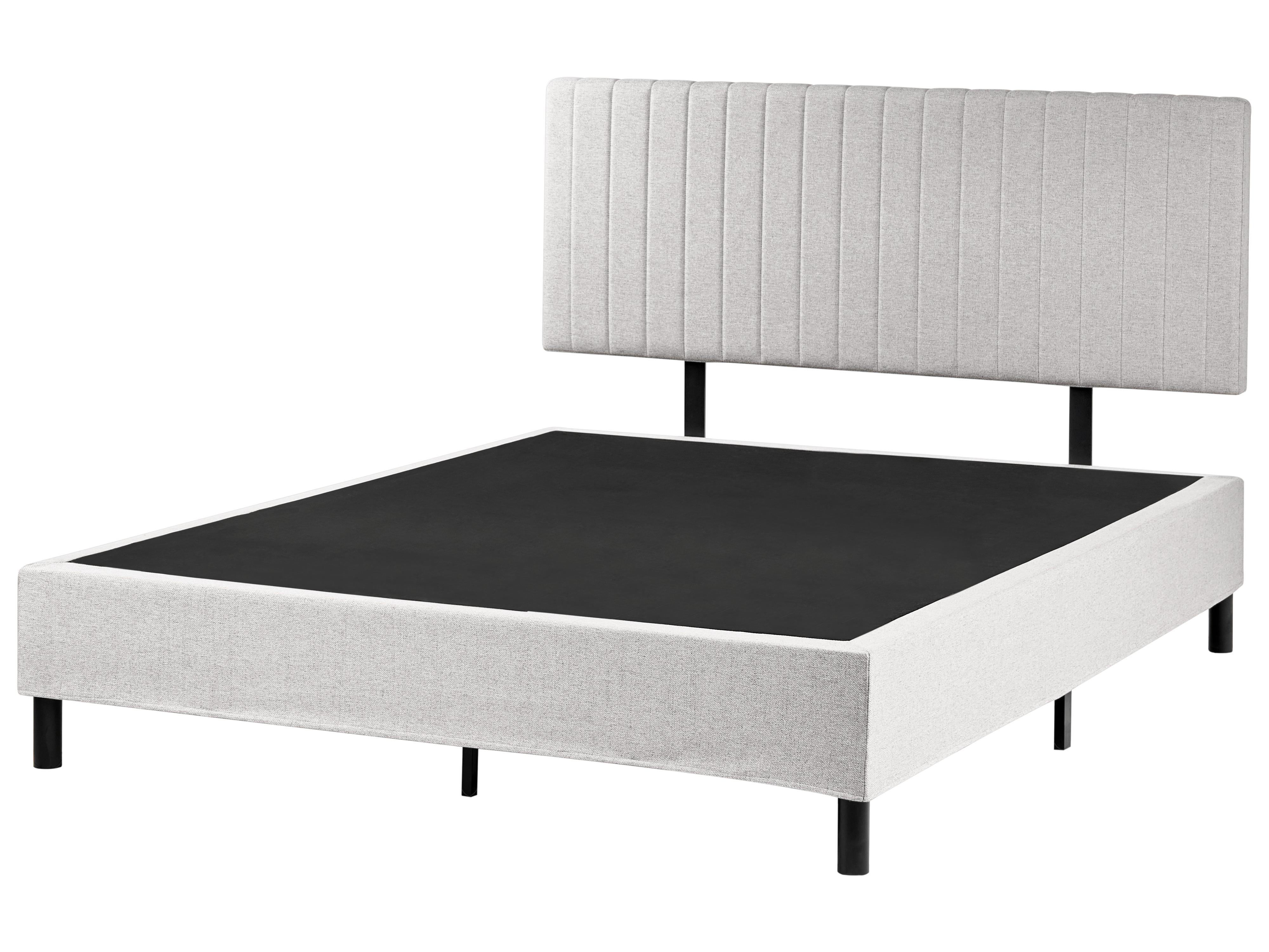 Divan Bed Fabric COUNTESS 160 x 200 cm (EU King Size) Light Grey_1054556