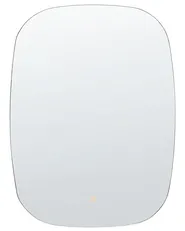 LED Bathroom Mirror BERGERAC 58 cm 78 cm Silver_844375