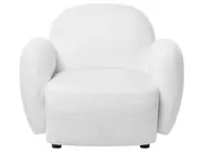 Komplet wypoczynkowy dla 6 osób JULE Boucle Złamana biel_1145721