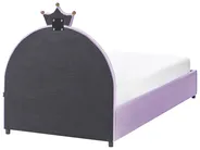 Kids Ottoman Bed GRISETOT Velvet Violet 90 x 200 cm (EU Single)_1053878