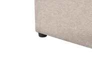 Divano letto con contenitore CHANCELLOR Tessuto Tortora 180 x 200 cm_1062821