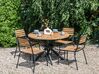 Acacia Garden Dining Table ⌀ 110 cm Light Wood CISSONE_933404