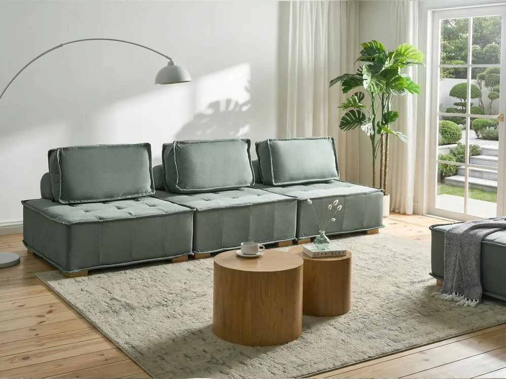 Sofa modułowa dla 3 osób TIBRO Jasnozielony