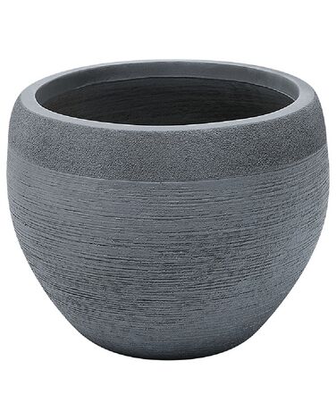 Cache-pot en pierre grise 38x38x30 cm ZAKROS