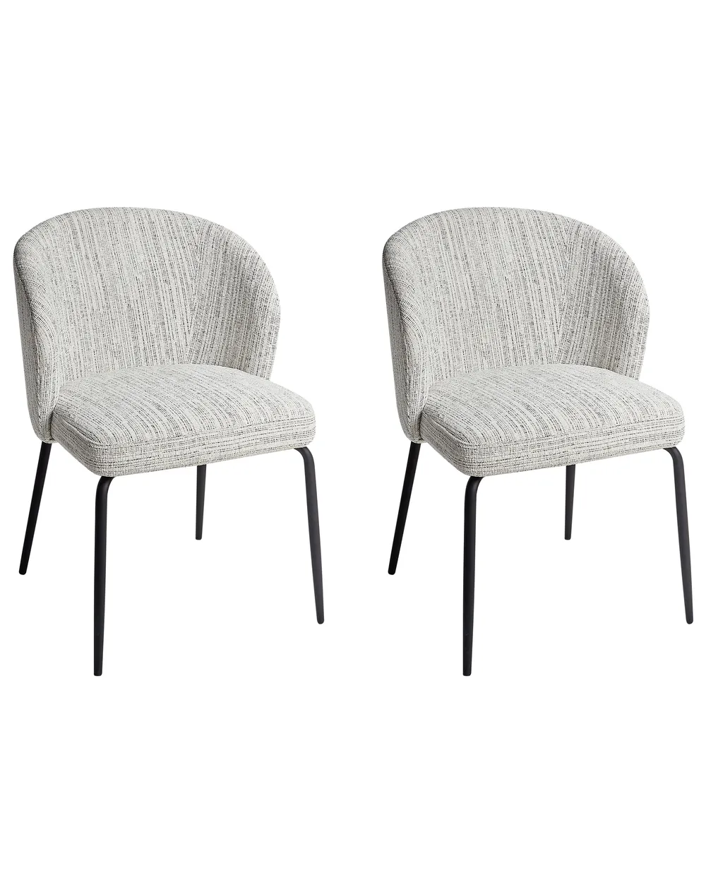 Set of 2 Dining Chairs ZANA White_996735