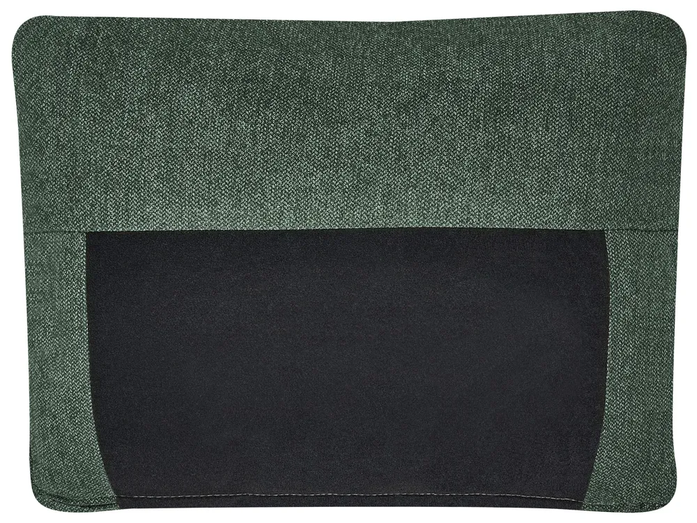 Canapé d'angle 4 places BREDA Tissu Vert foncé Côté gauche_1069532