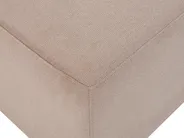 Corner Sofa 4 Seater KOHLO with Ottoman Fabric Taupe Right Hand_945128
