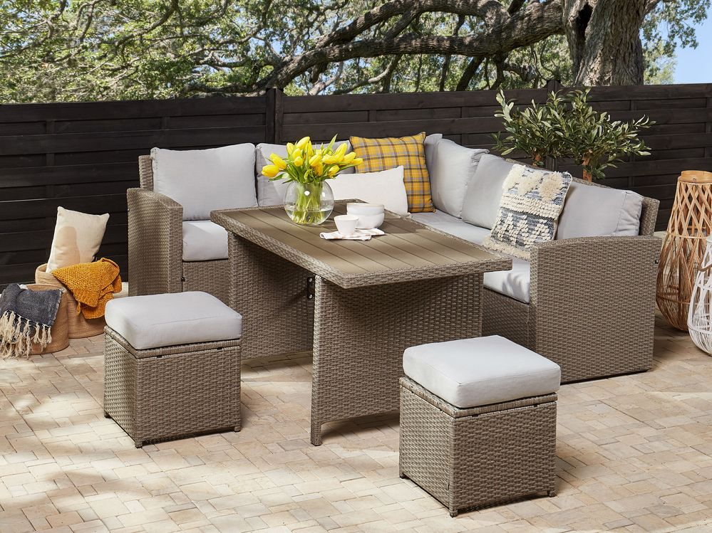 Rattan type garden furniture discount