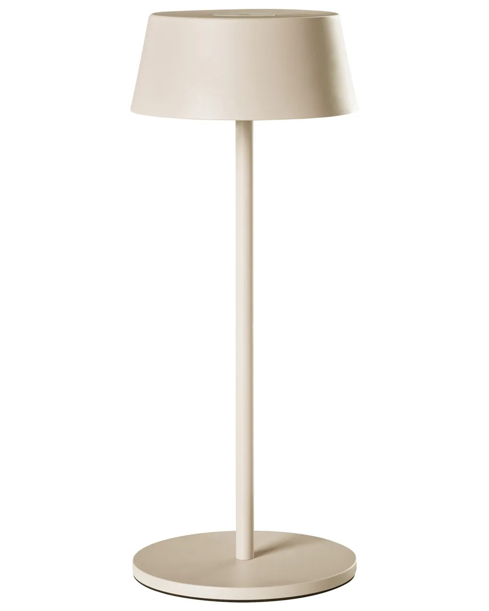 Bezprzewodowa lampa stołowa LED GUDER Ze ściemniaczem Metal Beżowy