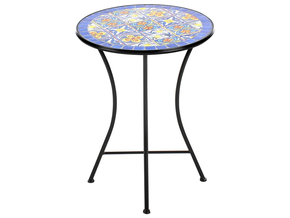 Stolik bistro CORIANO 60 cm 60 cm Metal Czarny_986202