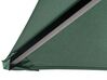 Gazebo acciaio e tessuto verde scuro 240 x 148 cm NARO_851674