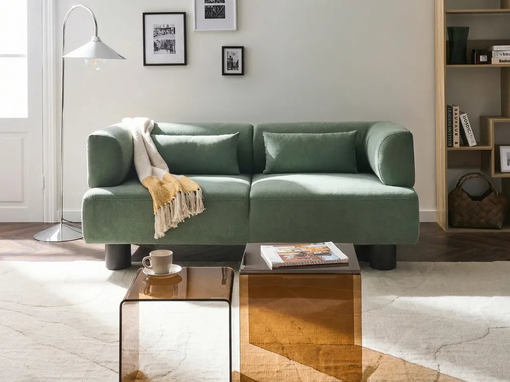 Sofa dla 2 osób MOVIK Jasnozielony