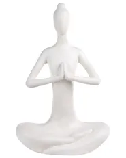 Rzeźba ogrodowa YOGHINA Kobieta Biały_1151826