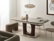 Extending Dining Table BERRIGAN Light Beige 160/200 cm 90 cm_1043803