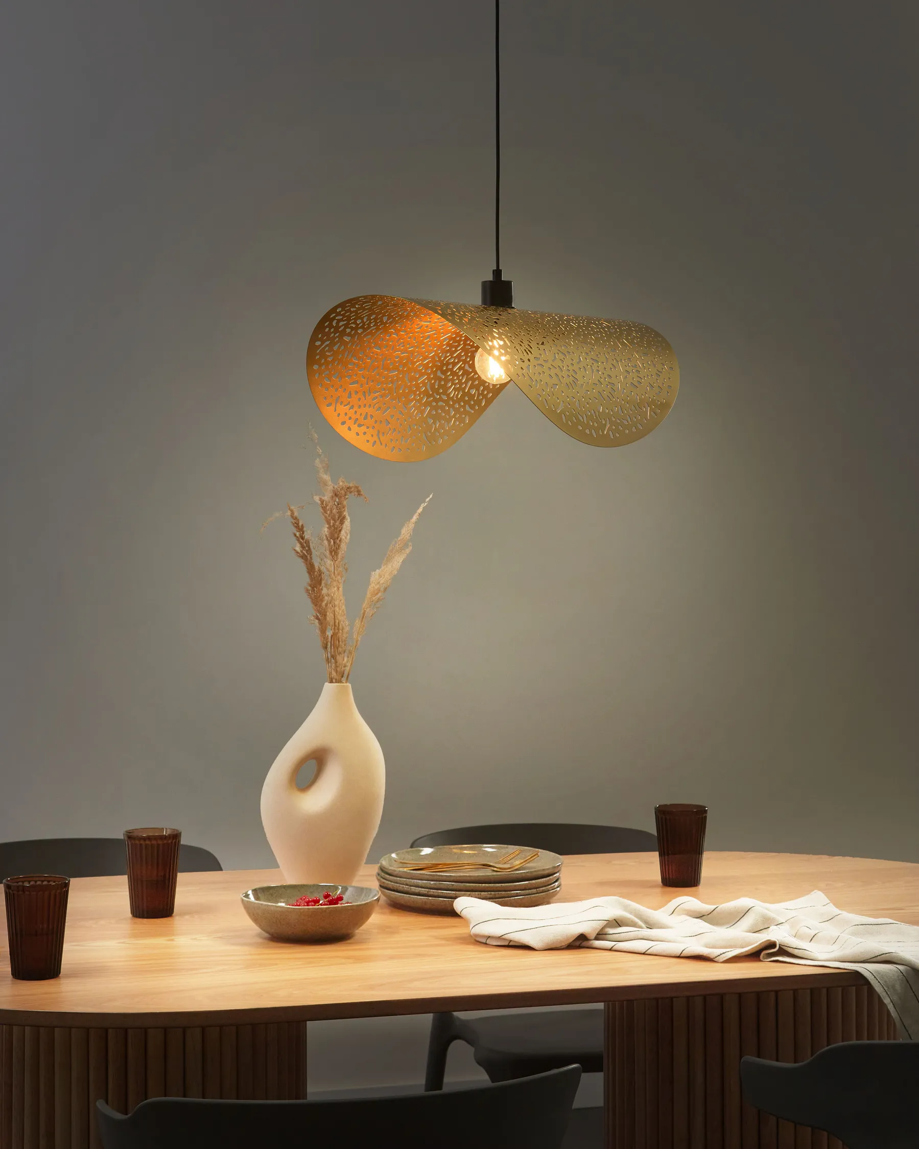 Lampadario KRISHNA Metallo Oro_943187