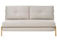 Set da salotto 3 posti EDLAND con Panca Tessuto Beige chiaro_1041057