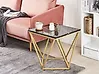 Side Table MALIBU Black/ Gold