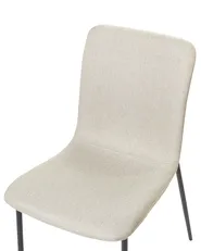 Set di 4 sedie da pranzo GLENDIVE Tessuto Beige chiaro_928977