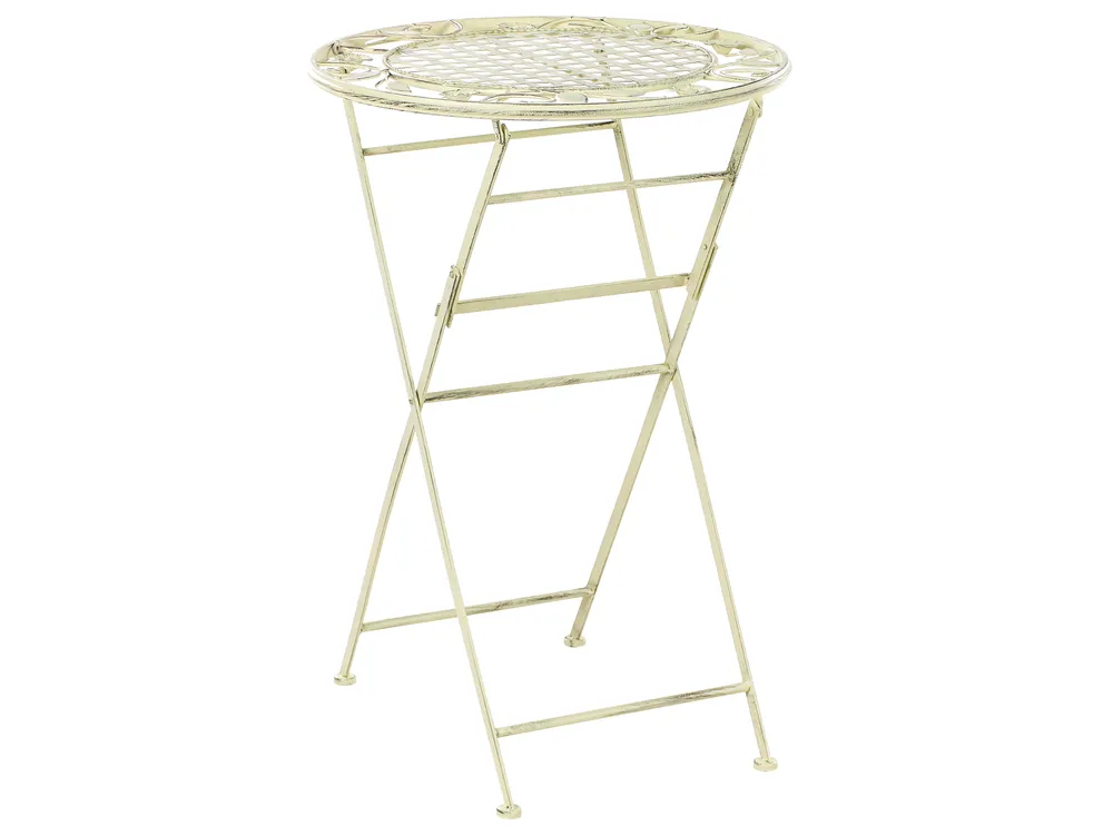 Stolik ogrodowy barowy BIVIO 60 cm 60 cm Metal Jasnozielony