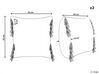 Színes pamut rojtos díszpárna kétdarabos szettben 45 x 45 cm LABLAB_838684