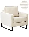 Armchair VIND Corduroy Light Beige