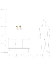 Set di 2 lampade da parete ANADYR Vetro Beige_943023