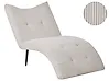 Chaise Longue QUILLY Corduroy Taupe