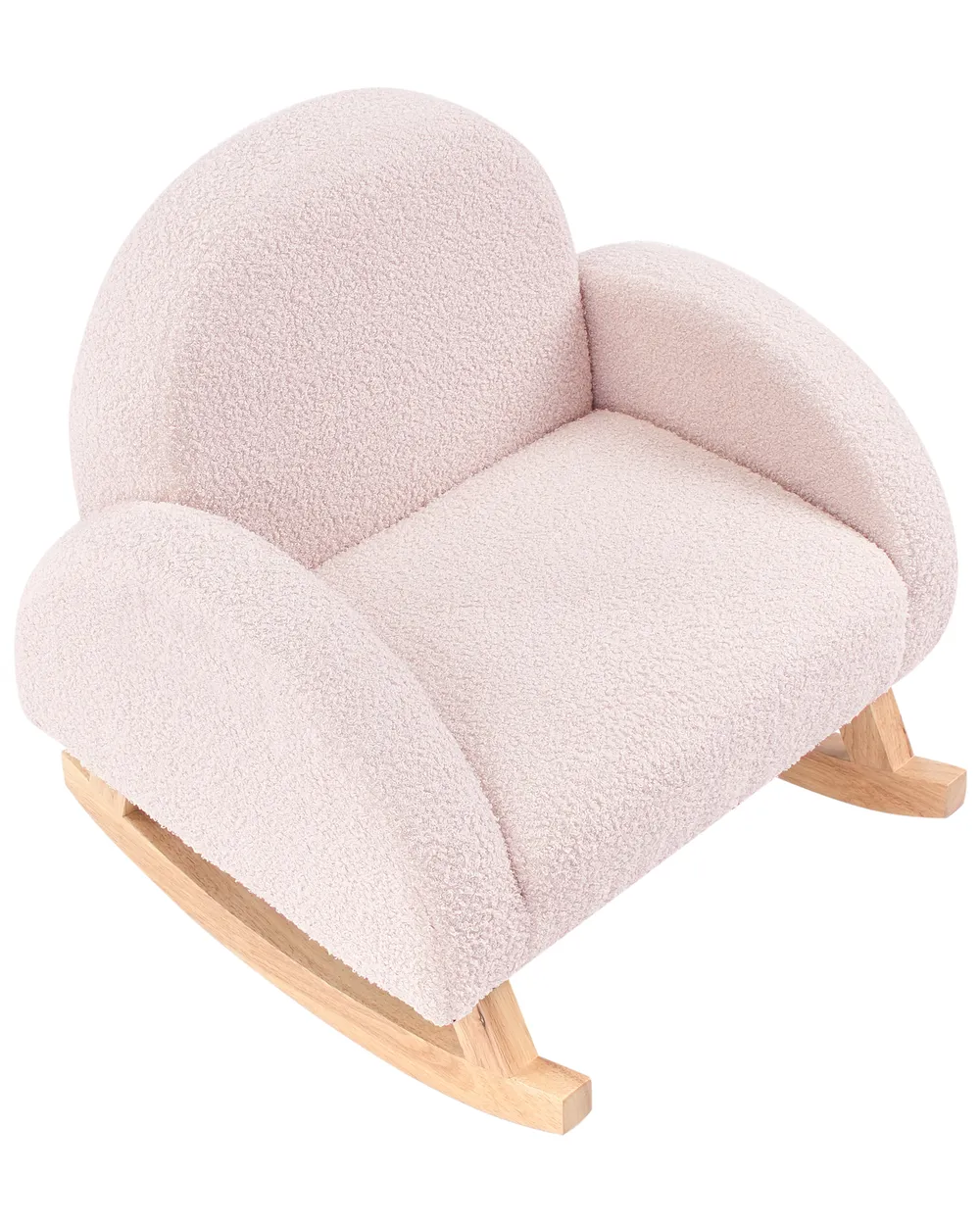 Sedia a dondolo per bambini HUG Bouclé Rosa pastello_989331