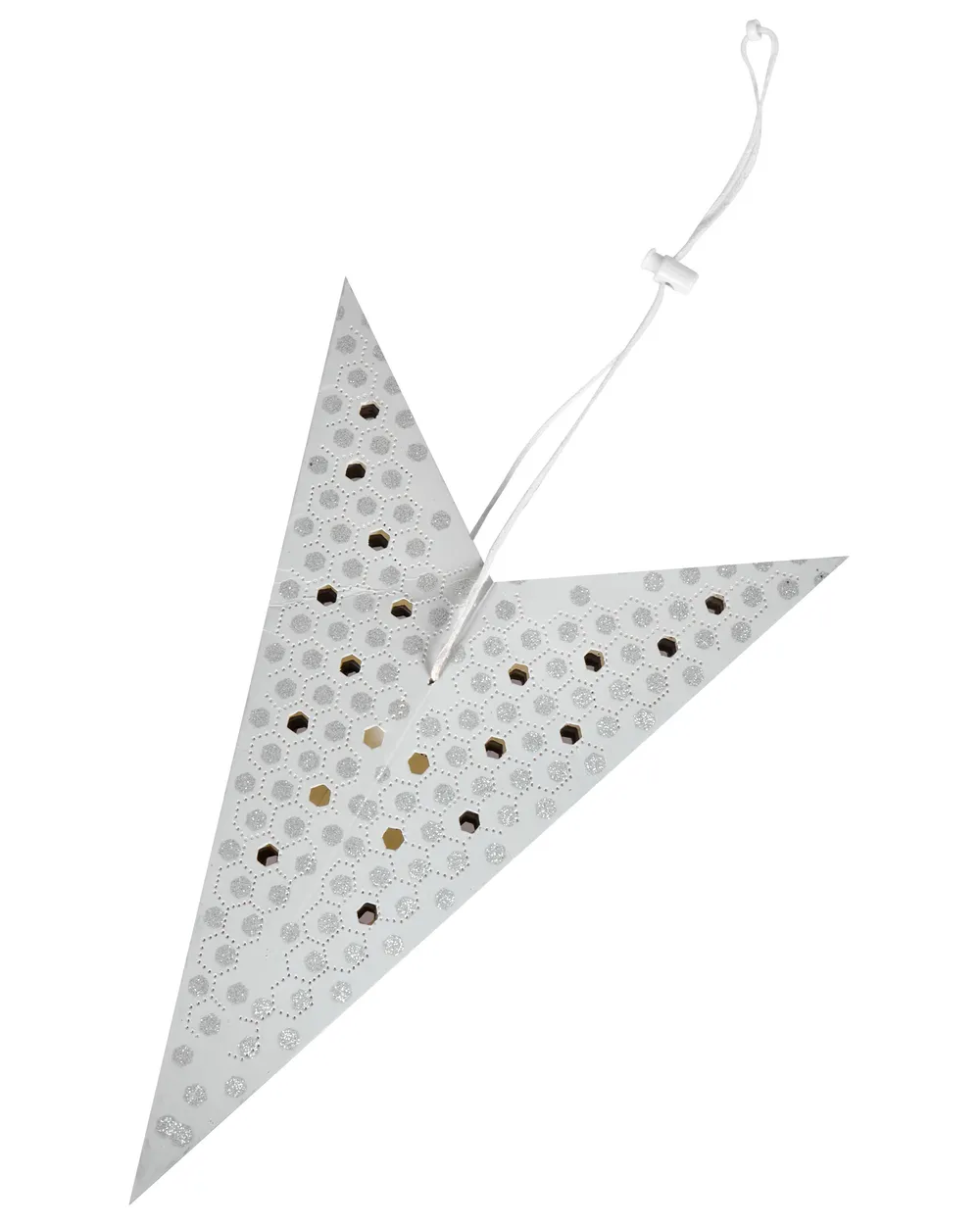Set di 4 decorazioni da appendere LED KAMET 60 cm Stella Multicolore_947711