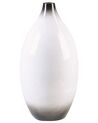 Vaso decorativo terracotta bianco 46 cm BAEZA_791574