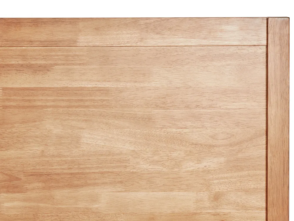 Bett mit Lattenrost Holz CHAMPAGNAT 140 x 200 cm Hellbraun_960182