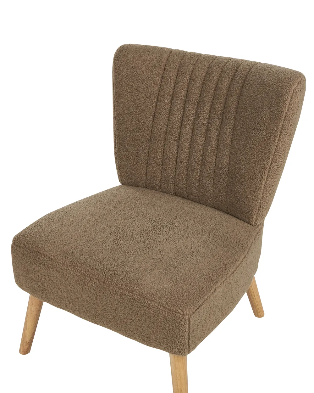 Poltrona VAASA Bouclé Marrone_913916