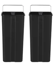 Double Pedal Waste Bin 60 L ECOSORT Metal Light Green_992888