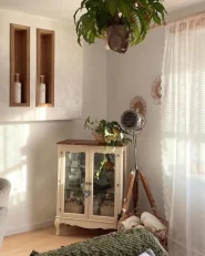 Set di 2 cuscini BRACKEN 45 x 45 cm Cotone Bianco_1171016