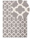 Vlnený koberec 140 x 200 cm sivý ZILE_802934