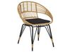 PE Rattan Bistro Set Natural with Black PELLARO_809768