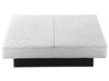 Faux Leather EU Super King Waterbed LED White AVIGNON_704852