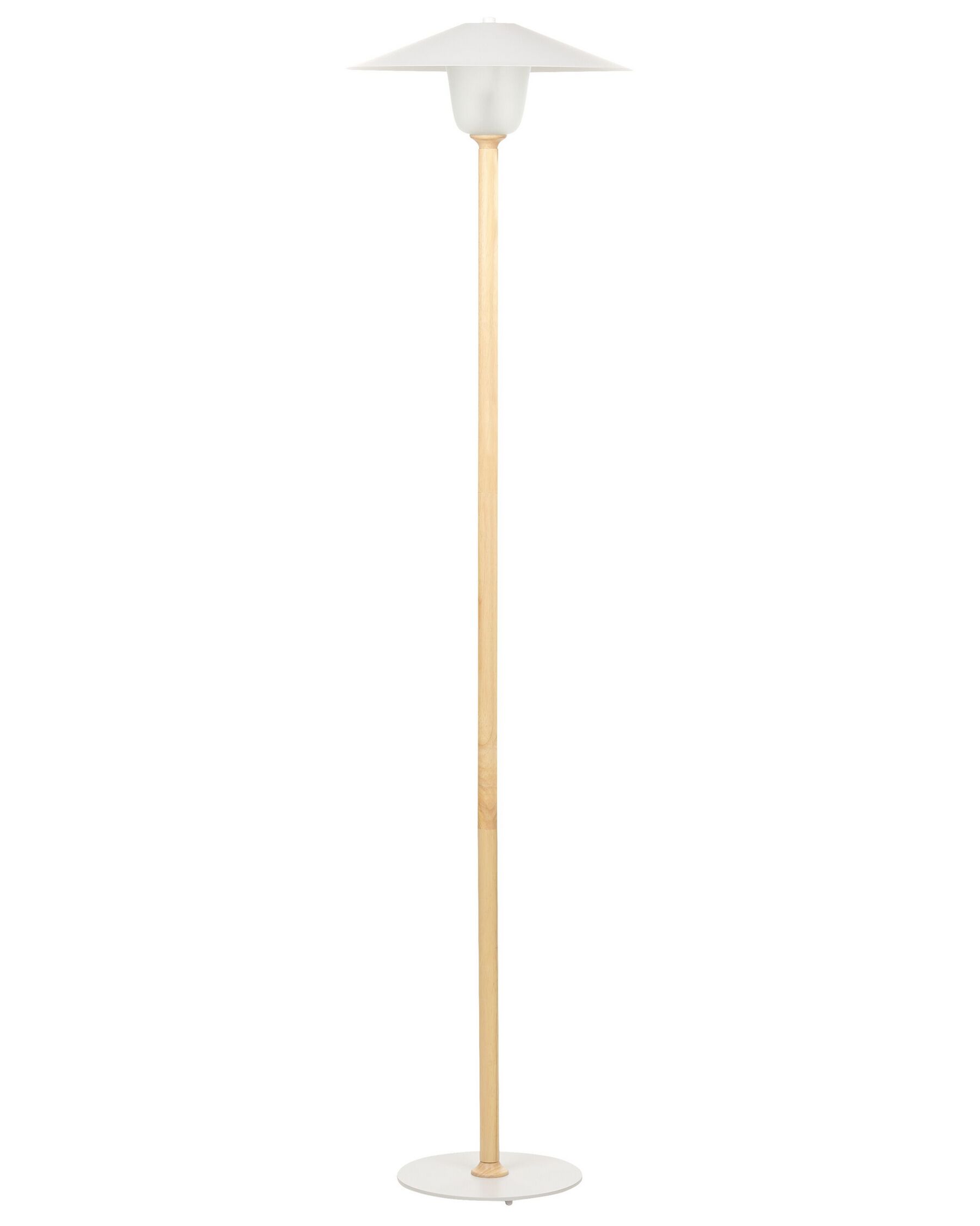 Wooden Floor Lamp White MOPPY_873145